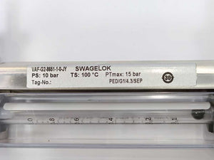 Swagelok VAF-G2-8651-1-0-JY Variable Area Flowmeters 10 Bar