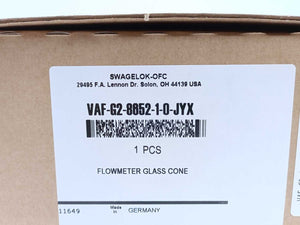Swagelok VAF-G2-8652-1-0-JYX Variable Area Flowmeter