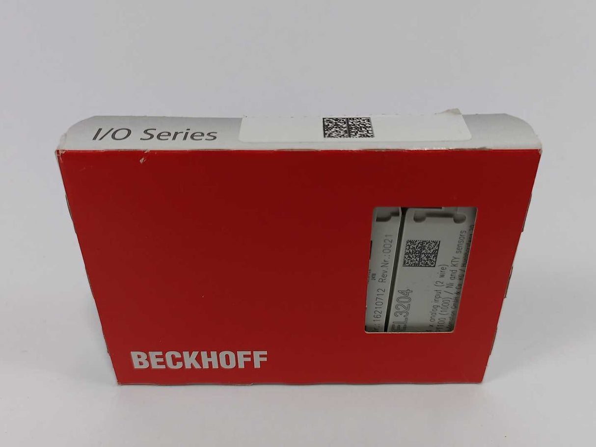 Beckhoff EL3204 EtherCAT Terminal, 4-channel analog input, temperature, RTD