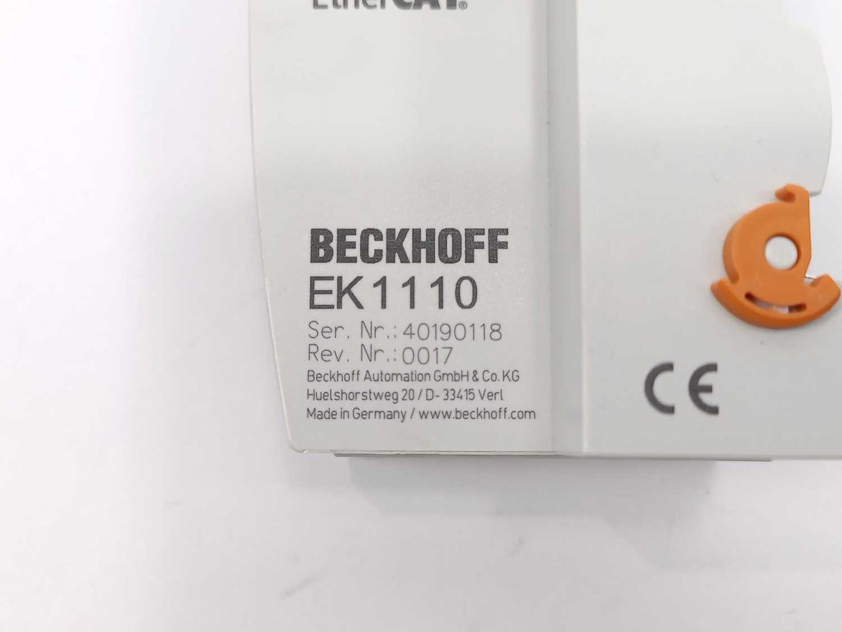 Beckhoff EK1110-0000 EtherCat Extension Terminal EK1110