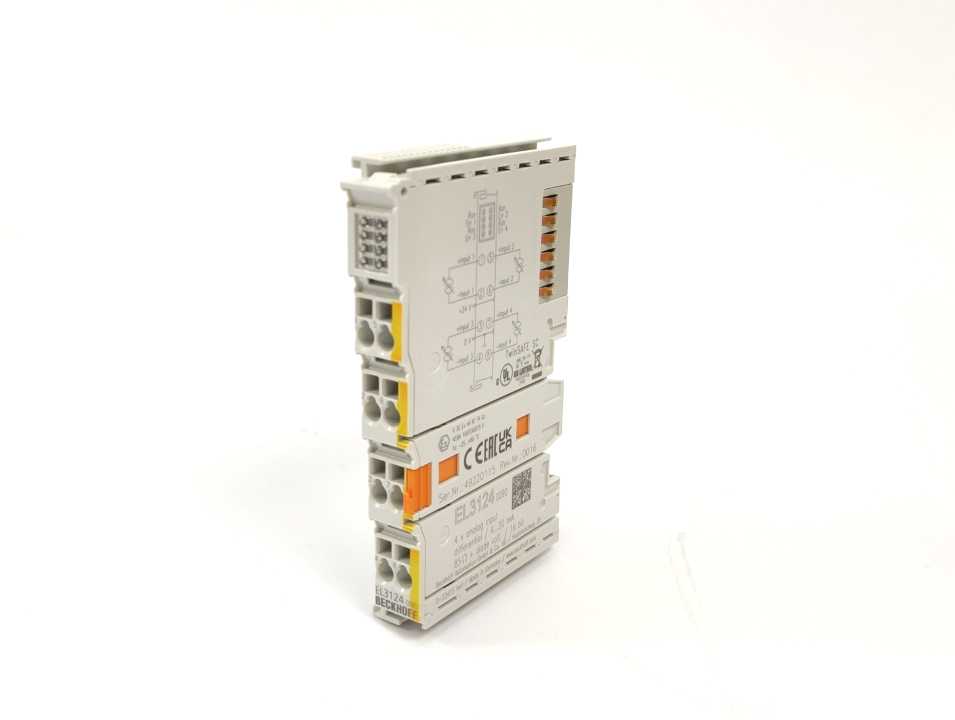 Beckhoff EL3124-0090 4 x analog input differential 4…20mA 85R + diode volt.