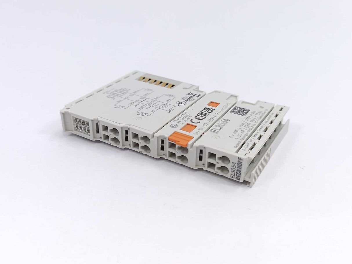 Beckhoff EL3054 Rev. 20 4x Analog Input / Single Ended