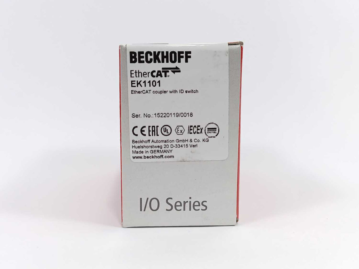 Beckhoff EK1101 Rev. 18 EtherCAT Coupler with ID Switch