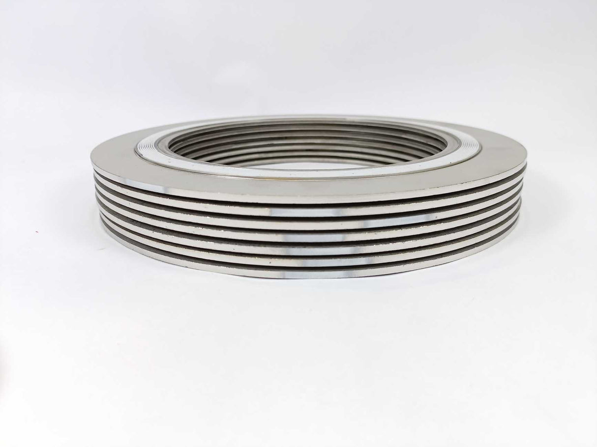 LEADER SRI 316L PTFE/904L DN150PN63 IR904L EN1514-2 Spiral Wound Gasket 7 Pcs.