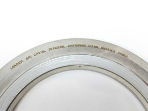 LEADER SRI CR316L PTFE/316L DN175PN63 DH68H Spiral Wound Gasket 5 Pcs.