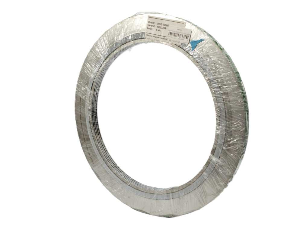 LEADER SRI CR316L PTFE/316L DN350PN63 DH69H Spiral Wound Gasket 5Pcs.