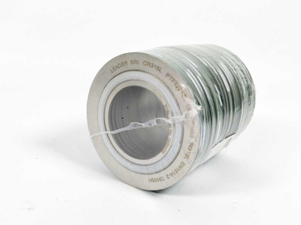 LEADER SRI CR316L PTFE/316L DN50PN63 DH55H Spiral Wound Gasket 25 Pcs.