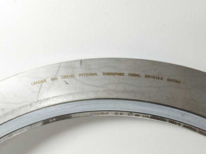 LEADER SRI CR316L PTFE/904L DN600PN63 DH74H Spiral Wound Gasket 4 Pcs.