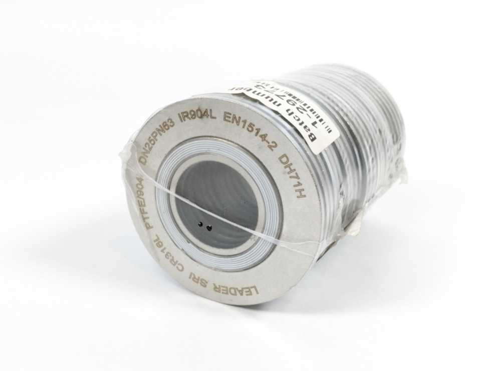 LEADER SRI CR316L PTFE/904L DN25PN63 DH71H Spiral Wound Gasket 25Pcs.