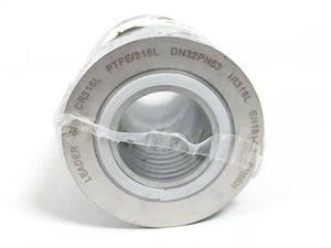 LEADER SRI CR316L PTFE/316L DN32PN63 DH66H Spiral Wound Gasket 25Pcs.