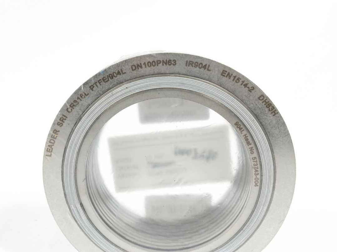 LEADER SRI CR316L PTFE/904L DN100PN63 DH63H Spiral Wound Gasket 10Pcs.