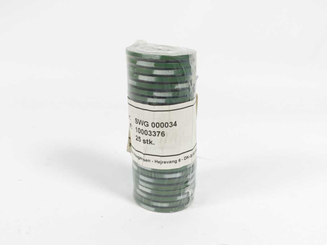 LEADER SRI CR316L PTFE/316L DN15PN10-40 DH45H Spiral Wound Gasket 25Pcs.