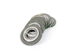 LEADER SRI CR316L PTFE/316L DN15PN10-40 DH45H Spiral Wound Gasket 8Pcs.