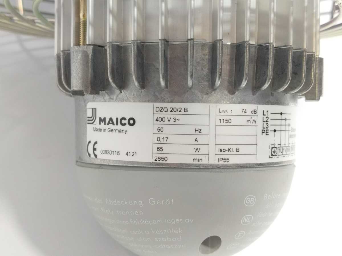 MAICO 0083.0116 DZQ 20/2 B Maico Zephir Axial Wall Fan