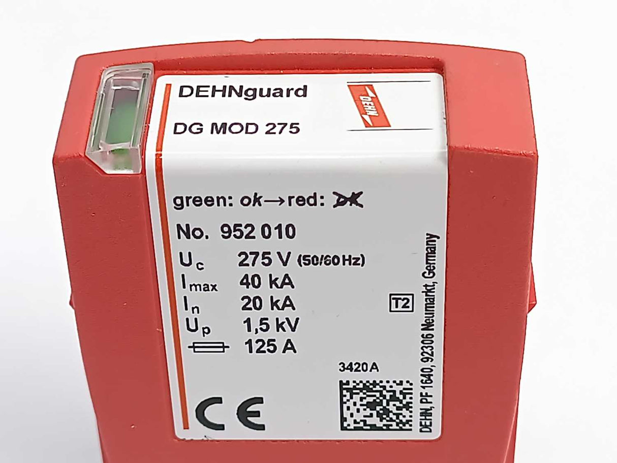 DEHNguard 952315 DG M TT 275 FM w/ 3x952010 & 952050 Surge Arrester