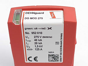 DEHNguard 952315 DG M TT 275 FM w/ 3x952010 & 952050 Surge Arrester