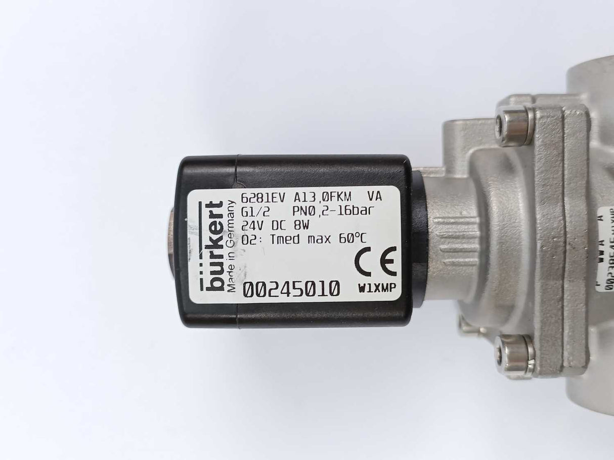 Burkert 245010 6281-EV-A132/2 Solenoid Valve