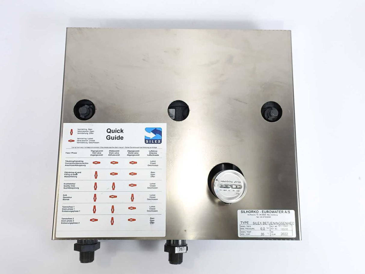 Silhorko-Eurowater 185238 SILEX Operating Unit For Demineralization Systems