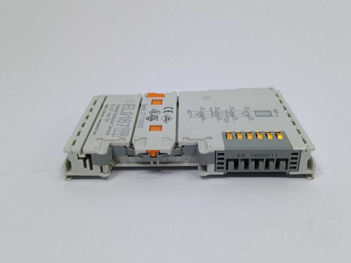 Beckhoff EL9187 Potential Distribution Terminal 8 x 0V max 10 A