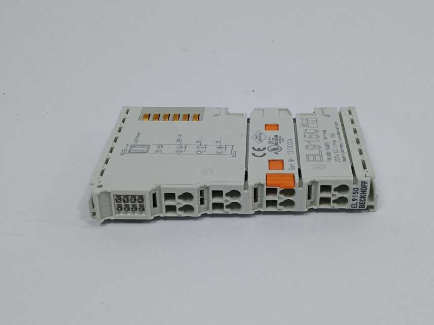 Beckhoff EL9150 Voltage Supply Terminal, 230V AC / max. 10A