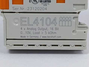 Beckhoff EL4104 4x Analog output, 16 bit 0-10V