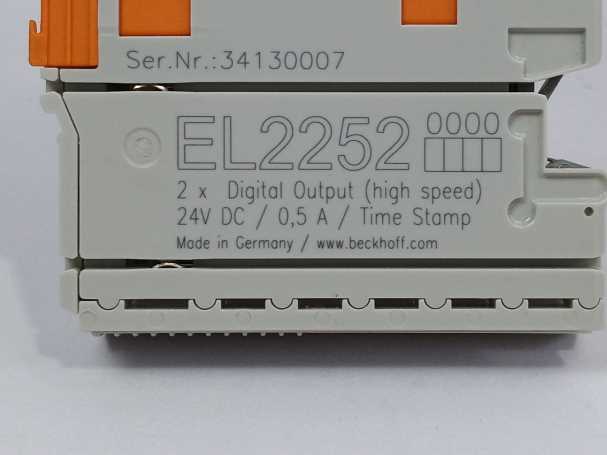 Beckhoff EL2252 2 x Digital Output (high speed) 24V DC / 0,5A