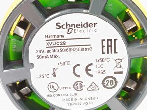 Schneider Electric XVUC28 Yellow Illuminated LED Unit for Modular Tower Lights