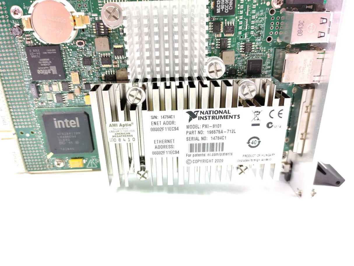 National Instruments 196575A-712L NI PXI-8101 Embedded Controller