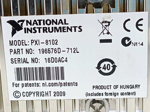 National Instruments 196576D-712L NI PXI-8102 Embedded Controller