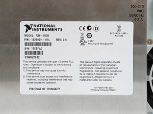 National Instruments 192592H-01L NI PXI-1036