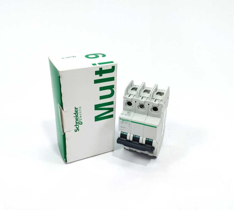 Schneider Electric 60195 C60 Miniature Circuit Breaker 3P - 15A - D Curve