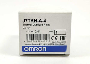 OMRON J7TKN-A-4 Thermal Overload Relay 2,7-