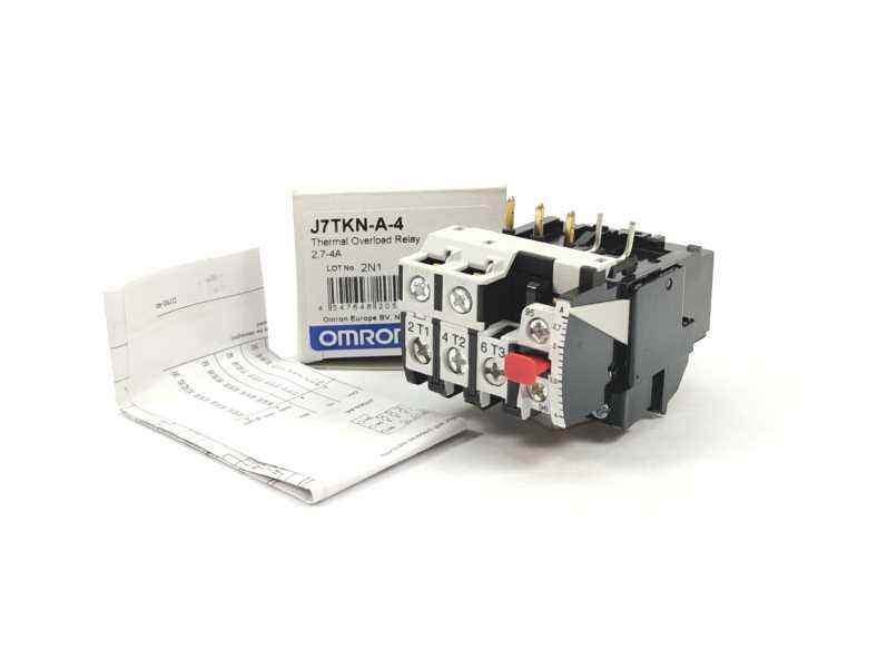 OMRON J7TKN-A-4 Thermal Overload Relay 2,7-