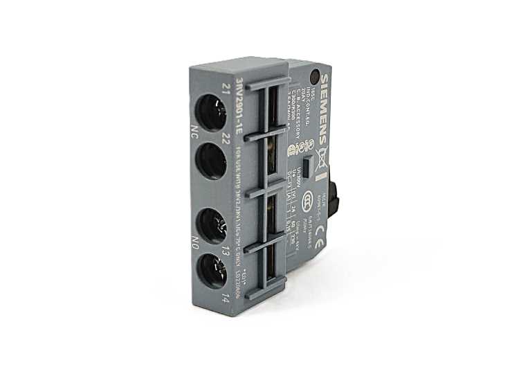 Siemens 3RV2901-1E Auxiliary Switch Transverse 8pcs