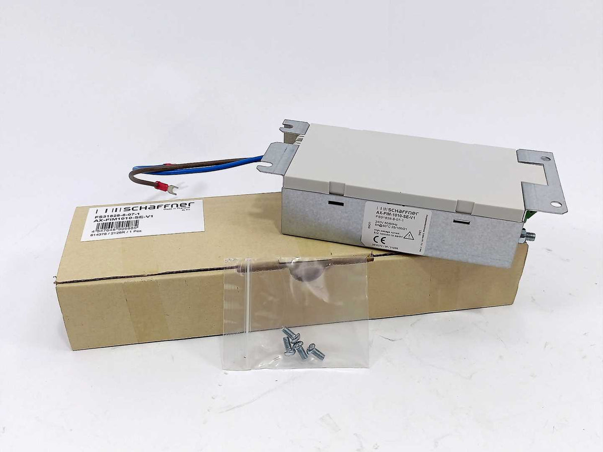 SCHAFFNER AX-FIM1010-SE-V1 Power Line Filter 10A, 200VAC, Single Phase