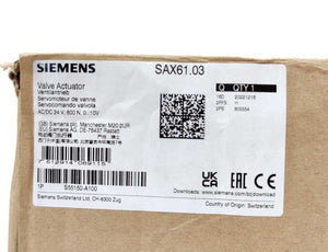 Siemens S55150-A100 SAX61.03 Electromotoric Actuator