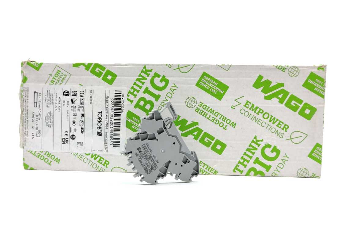 Wago 2002-2201 Double-Deck Terminal Block x64pcs