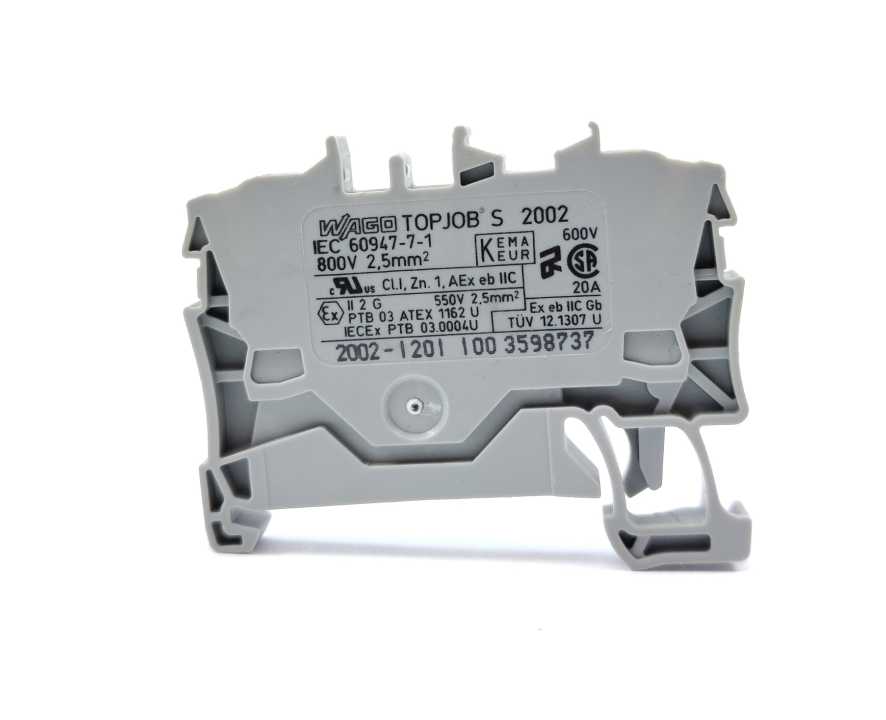 Wago 2002-1201 2-Conductor Through Terminal Block X 98 Pcs.