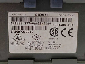 Siemens 6ES7277-0AA20-0XA0 EM 277 Profibus-DP