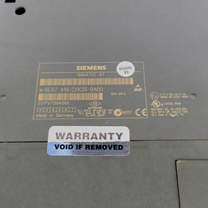 Siemens 6ES7414-2XK05-0AB0 SIMATIC S7-400 CPU w/ 6ES7952-1KL00-0AA0 Memory Card