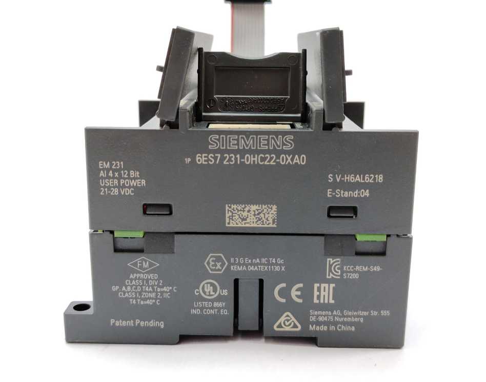 Siemens 6ES7231-0HC22-0XA0 SIMATIC S7-200 Analog input EM 231