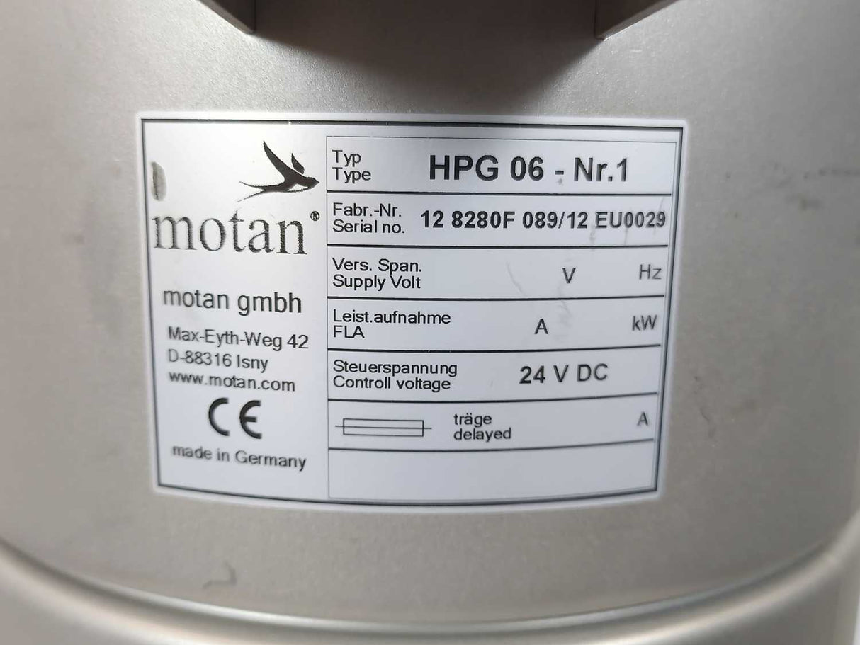 Motan HPG 06 Vacuum Hopper Material Loader 24V DC