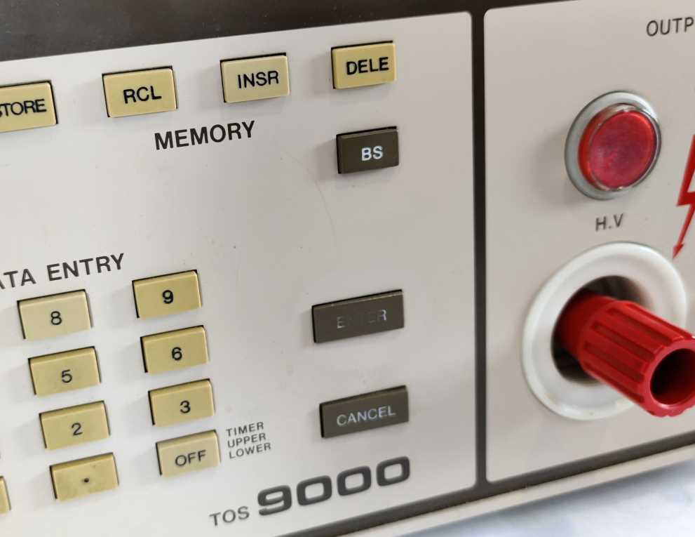 Kikusui TOS9000 Automatic withstanding Voltage and Insulation Resistance tester