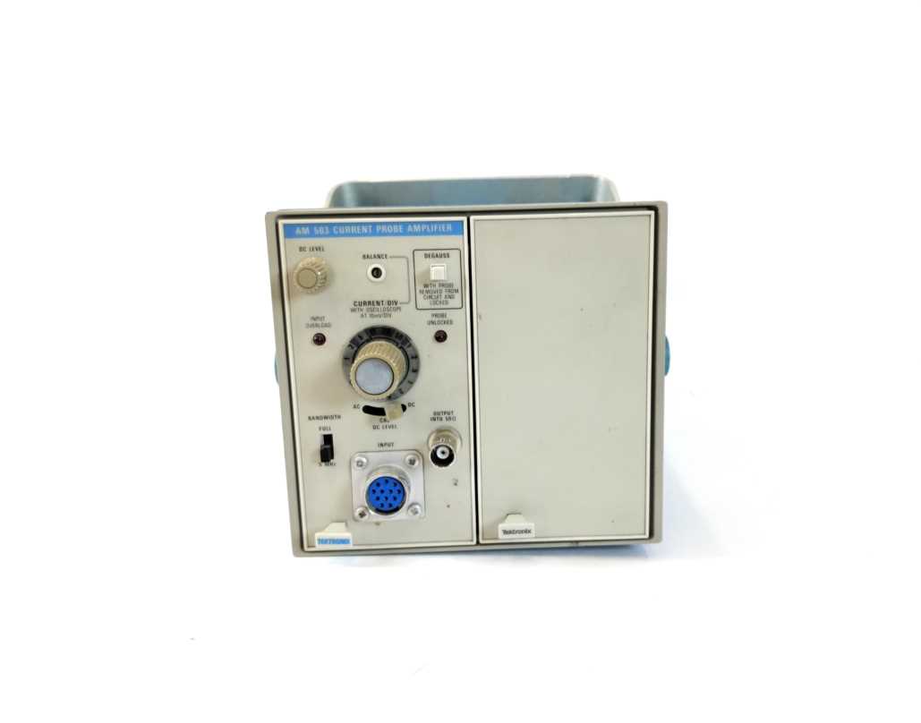 Tektronix TM502A Power module for the TM500 system + AM 503 Current Probe Amp