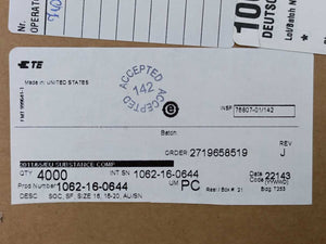 TE Connectivity 1062-16-0644 Deutch Socket Terminal. Roughly 150pcs.