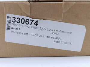 ZD Motor 2RK6GN-C + 2GN 15K Miniature Gear Speed Motor 6W 220V