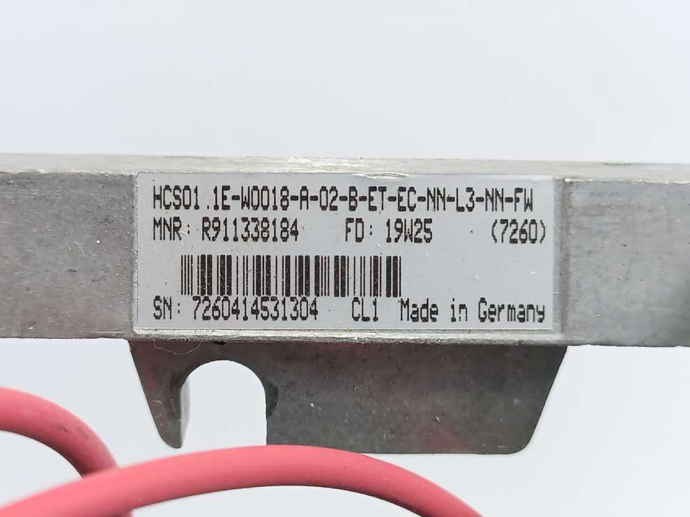 Rexroth R911338184 HCS01.1E-W0018-A-02-B-ET-EC-NN-L3-NN-FW Compact Converter