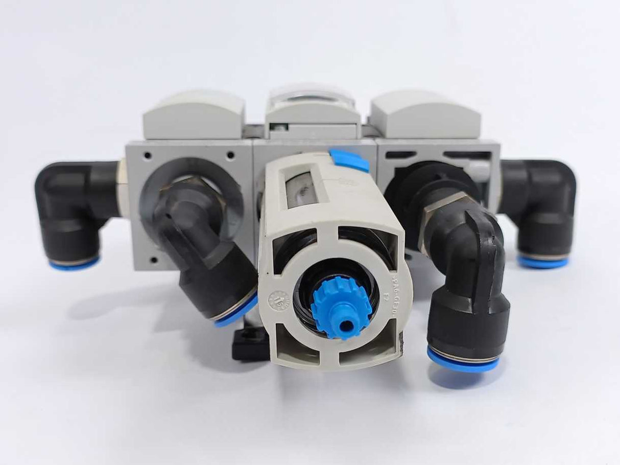 Festo 529152 MS4-LFR-1/4-D7-CRM-AS Filter Regulator w/ 541258 & 542578