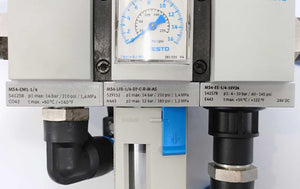 Festo 529152 MS4-LFR-1/4-D7-CRM-AS Filter Regulator w/ 541258 & 542578