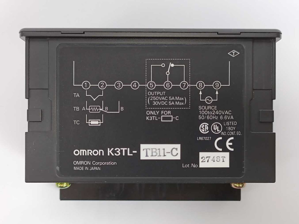 OMRON K3TL-TB11-C Digital Panel Meter AC100-240V
